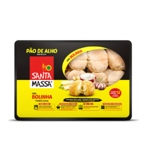 Pão de Alho Bolinha Tradicional Bandeja 300g – CAIXA COM 10 UNIDADES