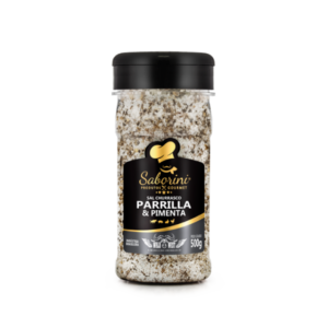 Sal Parrilla – Pimenta – Saborini 500g – CAIXA COM 6 UNIDADES