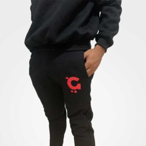 Calça Moletom unissex – Preto