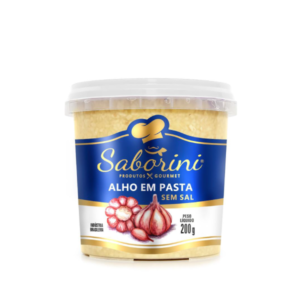 Alho em pasta – Saborini 200g – CAIXA COM 12 UNIDADES