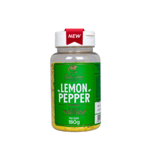 Lemon Pepper – Saborini 180g – CAIXA COM 6 UNIDADES